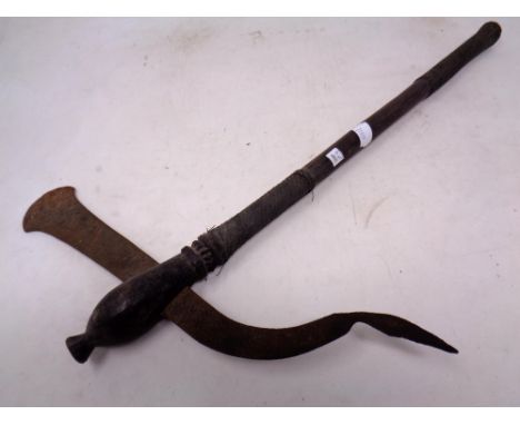 An African tribal hand axe 
