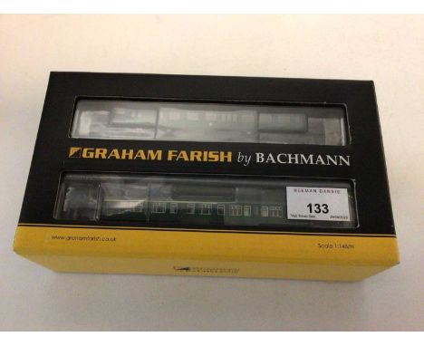 Graham Farish by Bachmann SR Multiple Unit Green with warning panels 4 CEP Four Car EMU 7126, No.372-676, boxed