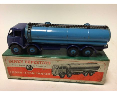 Dinky Supertoy Foden 14-ton Tanker No 504 in original box