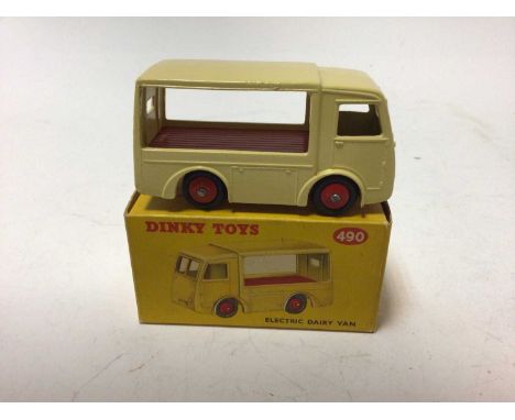 Dinky Electric Dairy van 'Express Dairy' No 490 in original box