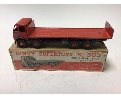 Dinky Supertoy Foden Flat Truck with tailboard No 503