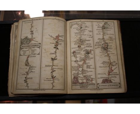 John Cary's Survey of the High Roads from London, First Edition. Printed for J Cary, Engraver and Map Seller July 1st 1790, e