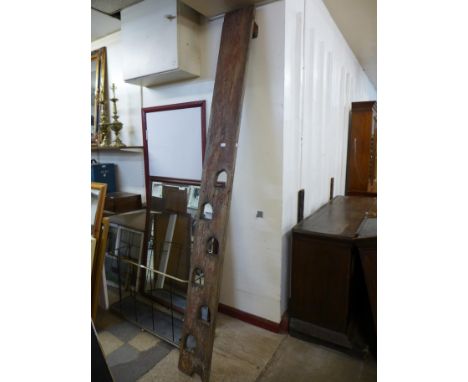 An early 19th Century pine Jacob's ladder 