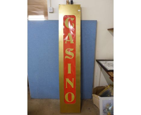 A vintage casino light box 