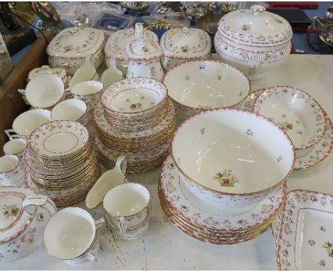 A large collection of Wedgwood tea and dinnerware, in the Bianca pattern, R4499, to include three covered rectangular tureens