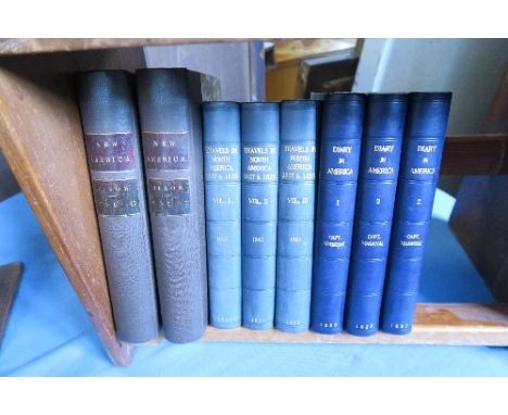 Travels in North America&nbsp; in the years 1827 &amp; 1828, by Captain Basil Hall, Second edition, 1830, in three volumes, r