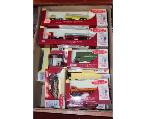 A large collection of modern issue diecast, to include trackside Eddie Stobart Ltd, Lledo Days Gone etcCondition report: One 