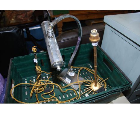 A desk lamp, plus two others.