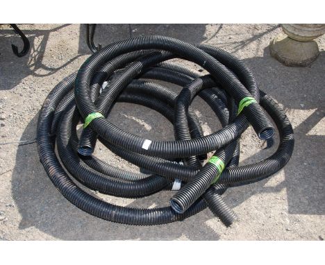 Black plastic pipe.