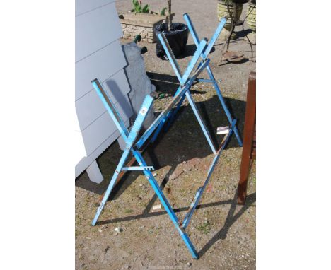 A saw horse.