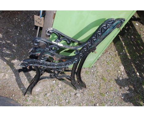 A pair of Cast Iron bench ends.