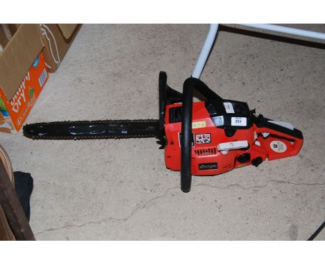 A "Sovereign" petrol chainsaw. [working at the time of lotting].