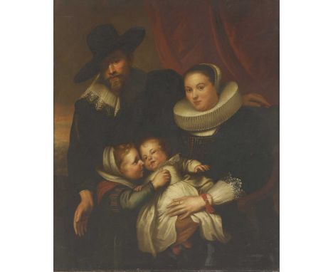 After Sir Anthony van DyckPortrait of the painter Cornelis de Vos and his wife Suzanna Cock with their two eldest children, M