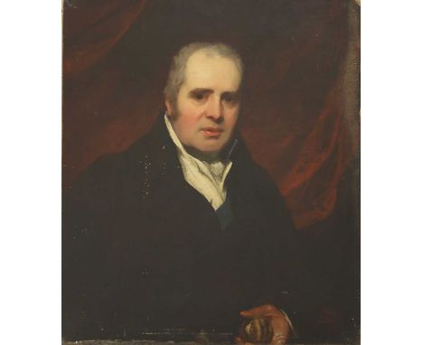 Attributed to Thomas Phillips RA (1770-1845)  Portrait of George Legge, 3rd Earl of Dartmouth, Lord Chamberlain of the Househ