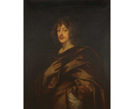 After Sir Anthony van DyckPortrait of George Digby, 2nd Earl of Bristol, half-length, in a russet mantlewith inscription 'Phi