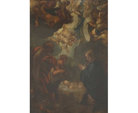 Manner of Hans RottenhammerThe Adoration of the Shepherdsoil on metal46 x 32.5cmProvenance: Mrs M E Fitzpatrick-Robertson, Th