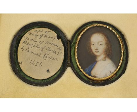 Circle of Samuel Cooper (1609-1672) Portrait of a lady, traditionally identified as Mary of Orange (1831-1660), mother of Wil