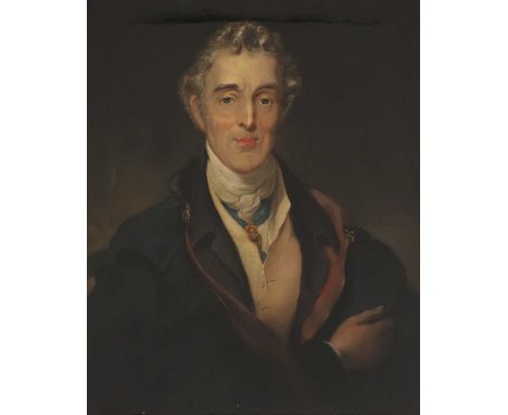 After Sir Thomas LawrencePortrait of Arthur Wellesley, 1st Duke of Wellington (1769-1852), half-lengthoil on canvas76 x 64cmC