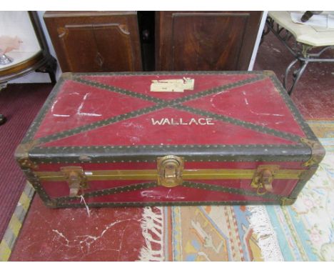Large travel trunk