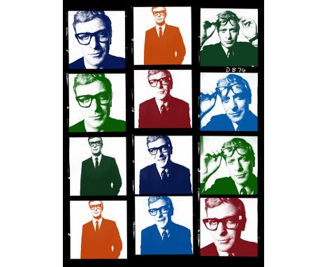 GEORGE ROBERTSON, 'Michael Caine', print, signed and numbered, 50cm x 68cm, framed.