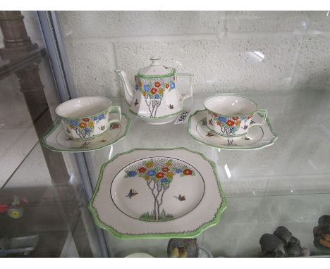 Crown Devon tea service for 2