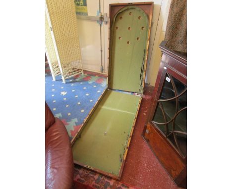 Very large Victorian pub bagatelle style game A/F