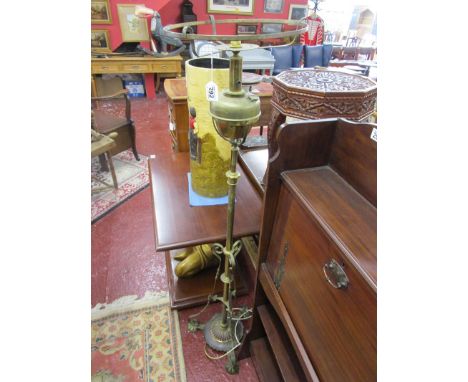 Brass standard lamp