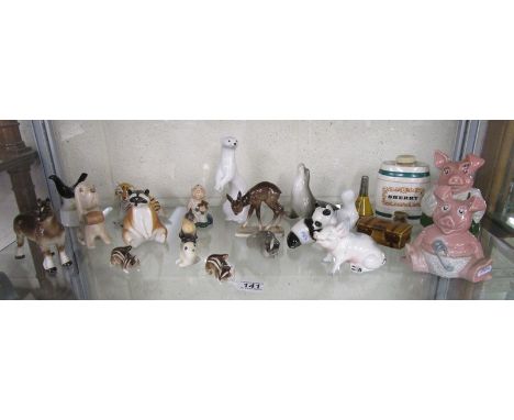 Collection of ceramic animals etc. to include Beswick
