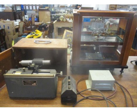 Stanton Instruments Ltd model MC1a microbalance, a Vernier microscope No 11 instrument no HB-736 and other itemsLocation: LAB