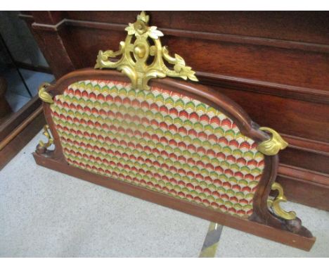 A carved and gilded mirror frame inset with a handstitched tapestry, 46 x 30 inchesLocation: 