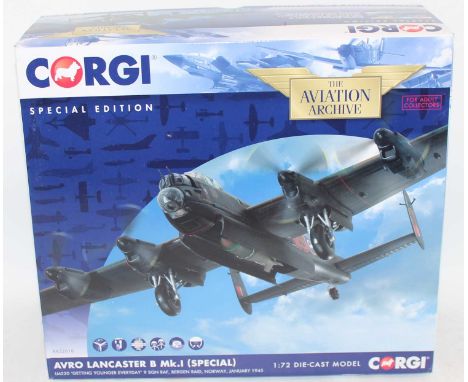 A Corgi Aviation Archive model No. AA32618 1/72 scale boxed diecast model of an Avro Lancaster B Mk1 Special "Getting Younger