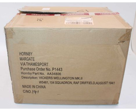 A Corgi Aviation Archive trade box containing two model No.AA34806 1:72 Vickers Wellington MK2 aircraft, both appear as issue