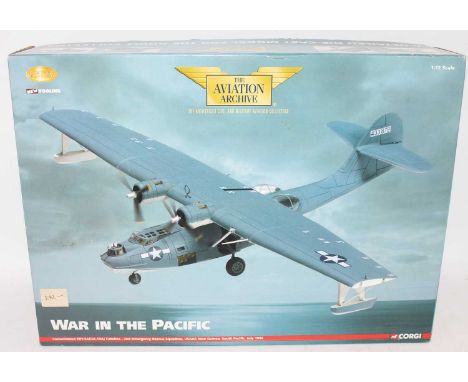 A Corgi Aviation Archive limited edition 1/72 scale boxed diecast model of an AA36102 Consolidated PBY-5A War in the Pacific 