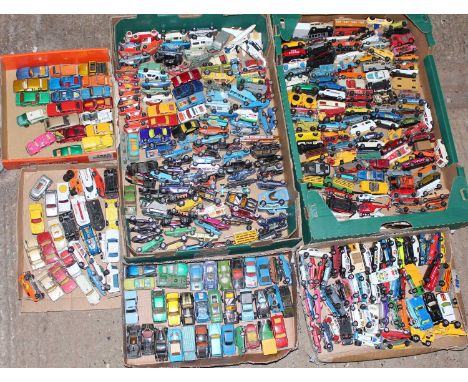 A very large quantity of 350+  mixed loose diecast models, mainly Matchbox, Corgi models plus other manufacturers in various 