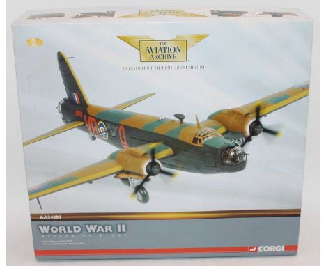 A Corgi Aviation Archive model No. AA34803 limited edition diecast model of a Vickers Wellington MkIII as stationed at Milden