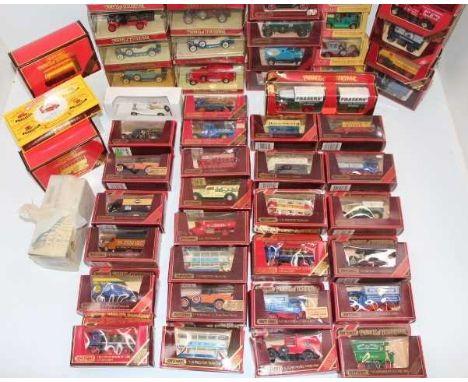 A large Matchbox group of approximately 60+ boxed Yesteryear models and one 40th Anniversary set, to include a Y12 T Ford van