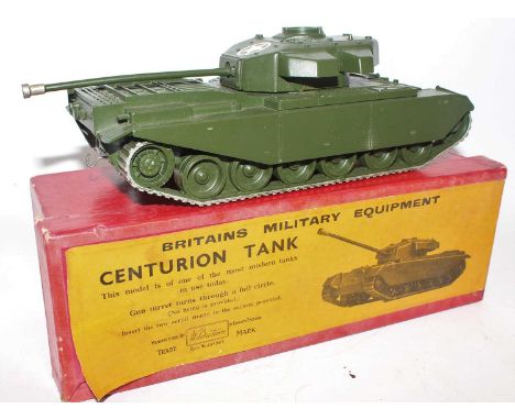 A Britains set No. 2150 Centurion tank comprising of military gloss green body with silver tracks, housed in the original lif