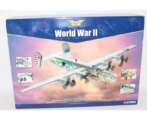 A Corgi Aviation Archive model No. AA34001 1/72 scale diecast model of a Consolidated B-24J Liberator titled The Dragon and H