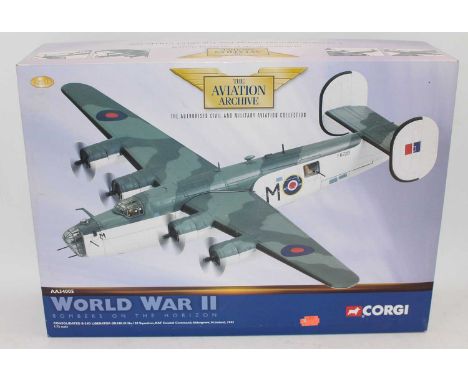 A Corgi Aviation Archive model No. AA34005 1/72 scale limited edition diecast model of a Consolidated B24D Liberator housed i