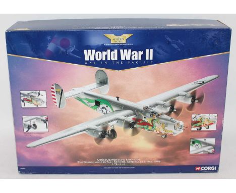 A Corgi Aviation Archive model No. AA34001 1/72 scale diecast model of a Consolidated B-24J Liberator titled The Dragon and H