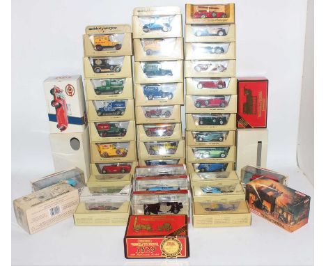 Two boxes containing a quantity of various Matchbox Models of Yesteryear diecasts, mixed singular issues, and gift sets to in