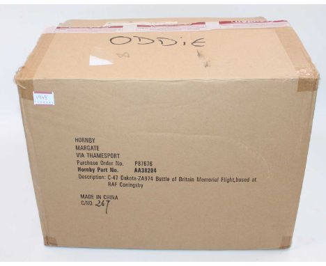 A Corgi Aviation Archive trade box of two model No. AA38204 diecast models of a Douglas C-47 Dakota, the RAF Battle of Britai