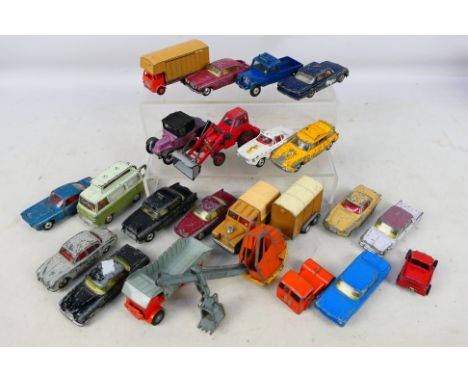 Corgi Toys - Dinky Toys - Budgie Toys - A group of unboxed playworn diecast model vehicles. Lot includes Corgi Volvo P1800 'T