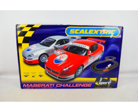 Scalextric - A boxed C1166L Maserati Challenge Set. Item appears to be in very good-excellent condition and comes with its in