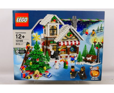 Lego -Winter Toy Shop # 10199 with light brick feature (item number 4557562) mint in factory sealed original near mint pictor
