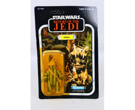 Kenner - A carded #71310 Teebo from 'Return of the Jedi'. Item appears mint and factory sealed. Backing card is punched with 