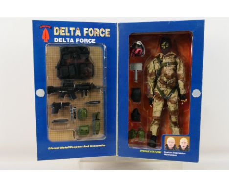 Blue Box - A boxed Blue Box Toys 'Elite Force' #34219 1:6 scale Del;ta Force '1st SFOD Delta' 'Striker' action figure. The fi