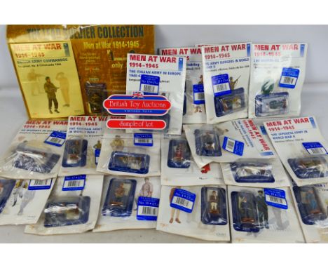 Del Prado - A sealed collection of 40 Del Prado soldiers from the Men at War 1914-1945' series. Lot includes #16 German Blitz