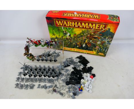 Warhammer - Games Workshop - Citadel - A boxed Warhammer 'The game of Fantasy Battle' containing over 50 mainly plastic Warha