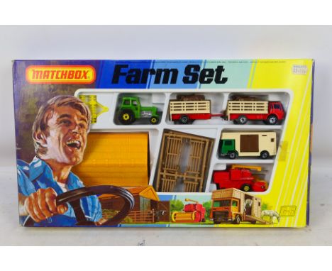 Matchbox - A boxed Matchbox Superfast G6 Farm Set. The set appears to be in Mint condition and sits in Excellent inner tray, 